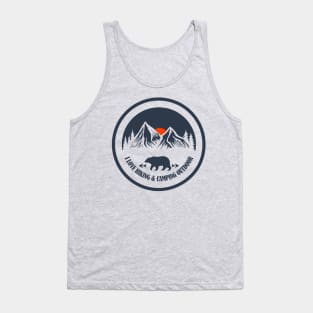 I love hiking and camping outdoor Tank Top